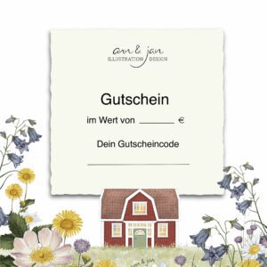 Geschenkgutschein Wilma von Ann & Jan. Geschenkidee