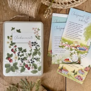 Geschenkset Glücksmomente mit Aufbewahrungsbox und 12 Monatspostkarten von Ann & Jan